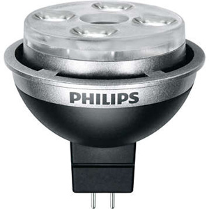 Philips MR16 LED Lamps 10 W Bi-pin (GU5.3) 3000 K 35 deg Dimmable 540 lm Flood