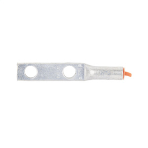 Hubbell Power VACL Series Standard Barrel Compression Lugs 1/2 in 2 Hole Red 250 Al, 250 Cu