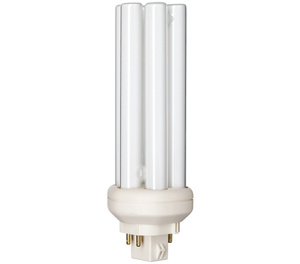 Philips Triple Twin Tube (TTT) Compact Fluorescent Lamps 32 W 4-pin (GX24q-3) 2700 K Dimmable 82 CRI 2250 lm