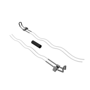 Hubbell Power Super Tie Top™ Formed Wire Top Ties 2 AWG Aluminum Clad Steel (ACS)