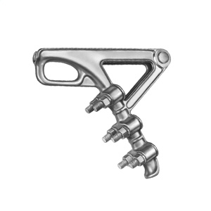Hubbell Power Aluminum Quadrant Bolted Deadend Strain Clamps AAAC, AAC, ACSR 0.46 - 0.94 in 1/2 in 4 Bolt None