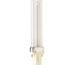Philips Twin Tube (TT) Compact Fluorescent Lamps 7 W Bi-pin (G23) 3500 K Non-dimmable 82 CRI 400 lm