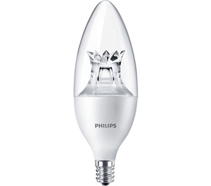 Philips B12 LED Lamps 4.5 W Candelabra (E12) 2700 K Dimmable 80 CRI 300 lm