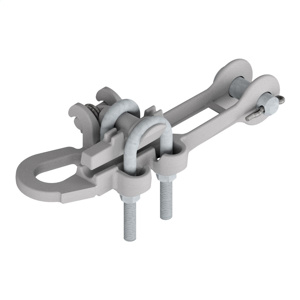 Hubbell Power Straight Line Spring Loaded Side Opening Deadend Clamps AAAC, ACSR 0.68 - 1.16 in 1/2 in 2 Bolt None