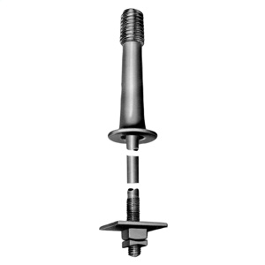Hubbell Power Insulator Crossarm Pins Steel 6 in