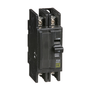 Square D QOU® Series UL 489 Unit Mount Miniature Circuit Breakers 15 A 120/240 VAC 2 Pole