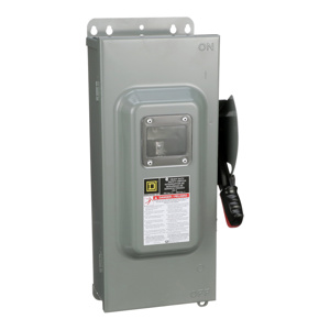 Square D Heavy Duty Non-fused Disconnects 100 A NEMA 12 600 VAC 3 Phase