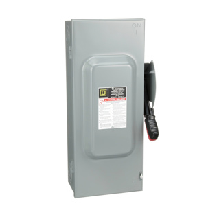 Square D H36 Series Heavy Duty Three Phase Fused Disconnects 100 A NEMA 1 600 V