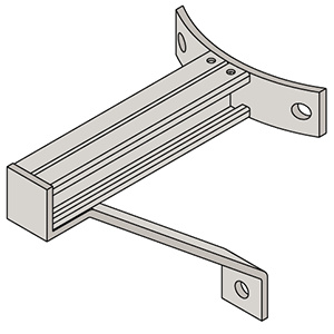 Wesanco Strut Channel Riser Brackets Steel Hot-dip Galvanized