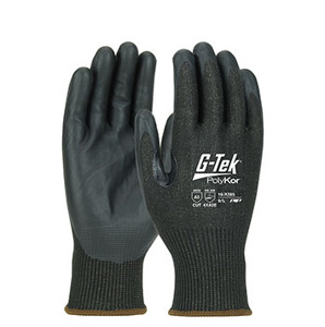 PIP 16-X585 G-Tek® PolyKor® Xrystal® Touchscreen Compatible Gloves XL Black Abrasion 3, Cut A5 PolyKor® Xrystal®