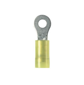 Panduit PNF Series Insulated Ring Terminals 12 - 10 AWG #8 Yellow
