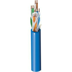 Mohawk LAN™ Series Cat6 Riser Cable Blue 4 Pair 23 AWG 1000 ft Reel-in-a-Box UTP (Unshielded Twisted Pair)