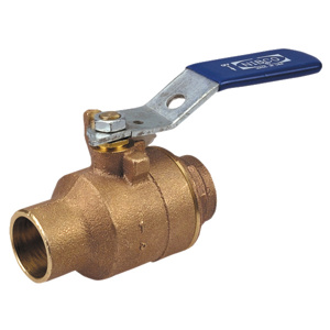 Nibco S-585-70 Series Solder Both Ends Floating Ball Valves 1 in 600 PSI Full Port Operator Included