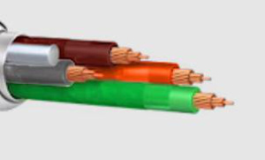 Southwire MCAP AIA HCF Cable 12/3 Brown, Orange, Gray Stranded 277 V 250 ft Coil