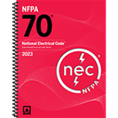 NFPA 70, National Electrical Code (NEC) Spiralbound 2023