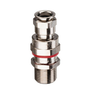 Eaton Crouse-Hinds ADE-1FC Non-armored Cable Gland Connectors 1 in Brass 0.63 - 1.08 in