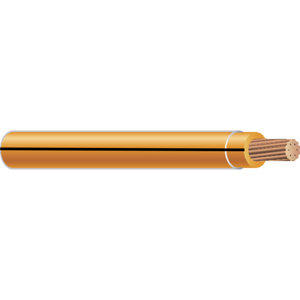 Generic Brand Stranded Copper <em class="search-results-highlight">THHN</em> Jacketed Wire 10 AWG 2500 ft Reel Orange with Black Stripe