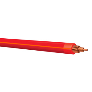 Generic Brand Stranded Copper THHN Jacketed Wire 14 AWG 500 ft Carton Red with Orange Stripe