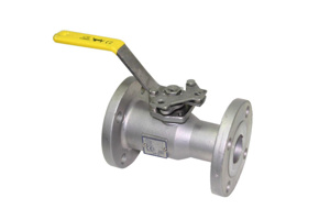 Apollo Valves 87A-100 Stainless Steel Raised Face Both Ends Floating Ball Valves 2-1/2 in ANSI 150 Reduced Port Operator Included