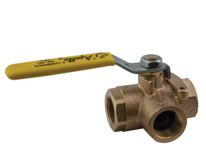 Apollo Valves <em class="search-results-highlight">70</em>-600 Bronze Threaded Female Both Ends 3-Way Floating Ball Valves 1 in 400 PSI Reduced Port Operator Included