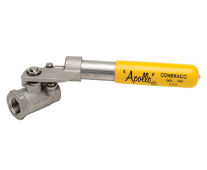Apollo Valves 76-500 Stainless Steel Threaded Both Ends Floating Ball Valves 1/2 in 2000 PSI Standard Port Operator Not Included