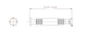 Hubbell Power Quadra*Sil® Horizontal Line Post Insulators