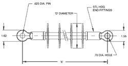 Hubbell Power VeriLite PDI Insulators Polymer DS-35 25/35 kV