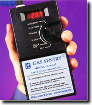 Bascom-Turner Gas-Sentry Series Carbon Monoxide/Natural Gas/Oxygen Detectors Battery Monochrome
