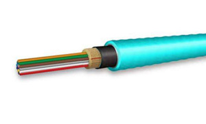 Optical Cable Indoor/Outdoor Armored Tight Buffer Non-plenum Fiber Optic Cable 12 Fiber MM-OM4
