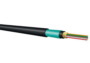 Optical Cable Indoor/Outdoor Armored Tight Buffer Non-plenum Fiber Optic Cable 12 Fiber MM-OM3