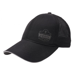 Ergodyne Chill-Its® Performance Cooling Baseball Hats Black Nylon with Evaporative Polyester