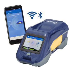 Brady M611 Mobile Portable Label Printer Kits Rechargeable Li-ion Battery Single Color Printing Software dependent