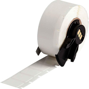 Brady Repositionable Multi-purpose Labels Vinyl Cloth White