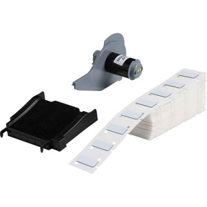 Brady Raised Panel Rectangular Labels Polyester White
