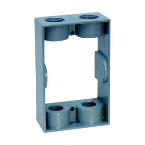 Eaton Crouse-Hinds Weatherproof Box Extension Rings 1 Gang