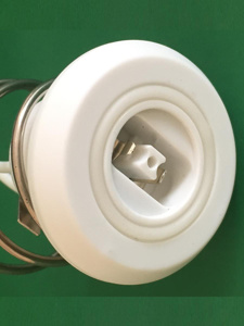 Candela Snap-in Lampholders Recessed Double Contact White