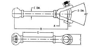 Maclean Power Hot Line Socket Y-Clevis Fittings Ductile Iron