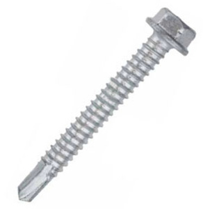 Stainless Steel Hex Washer Head Self-drilling Screws 20 TPI 1/4 in 2 in