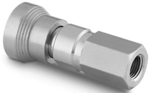 Swagelok Female Tubing Connectors 1/4 in FPT Quick Connect x Tube Stainless Steel