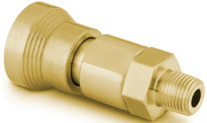 Swagelok Male Tubing Connectors 1/4 in MPT Quick Connect x Threaded Male Brass