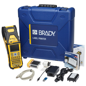 Brady M610 Handheld Label Printer Kits Rechargeable Li-ion Battery Single Color Printing 4 to 170 pt