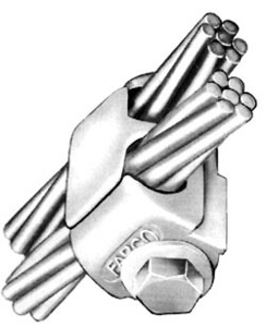 Hubbell Power GC Series Vise Connectors 6 AWG (Solid)