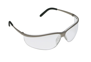 3M Metaliks™ Sport Protective Safety Glasses Anti-fog, Anti-scratch Clear Brushed Nickel