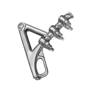 Hubbell Power Quadrant Clamps AAAC, AAC, ACSR 1.3 - 1.85 in 5/8 in 5 Bolt None