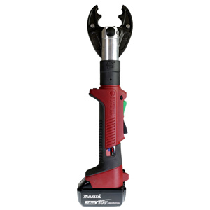 Burndy PATRIOT® Battery-actuated Crimper Cutter Combination Tool Kits Scissor 6 Ton W Dies<multisep/> X Dies Cordless