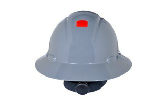 3M H-800 Series Full Brim Hard Hats One Size Fits Most 4 Point Ratchet Gray