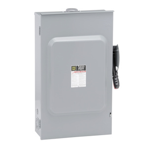 Square D H36 Series Heavy Duty Three Phase Fused Disconnects 200 A NEMA 3R 600 V