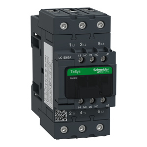 Schneider Electric TeSys™ Deca LC1D IEC Contactors 65 A 3 Pole 240 VAC