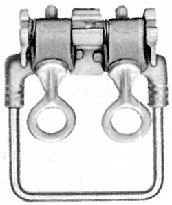 Hubbell Power BHLS Series Stirrup Clamps Bronze Silicon Bronze
