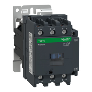 Schneider Electric TeSys™ Deca LC1D IEC Contactors 40 A 3 Pole 24 VDC